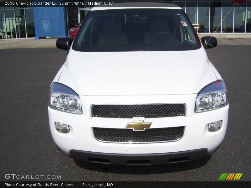 Summit White / Medium Gray 2008 Chevrolet Uplander LS