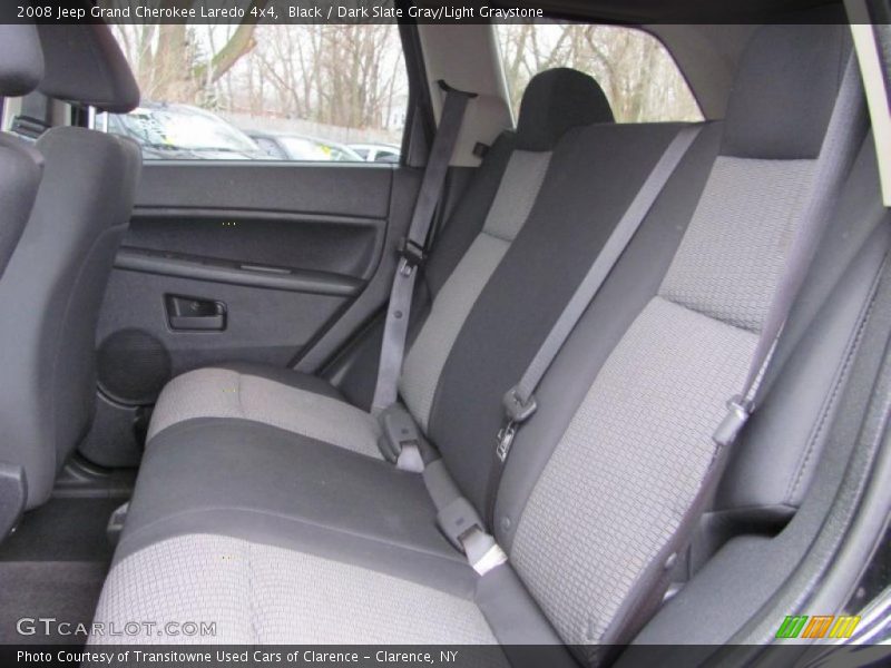 Black / Dark Slate Gray/Light Graystone 2008 Jeep Grand Cherokee Laredo 4x4