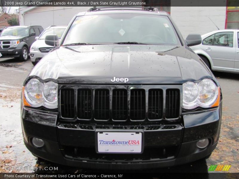 Black / Dark Slate Gray/Light Graystone 2008 Jeep Grand Cherokee Laredo 4x4