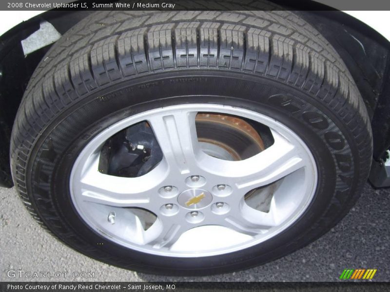 Summit White / Medium Gray 2008 Chevrolet Uplander LS