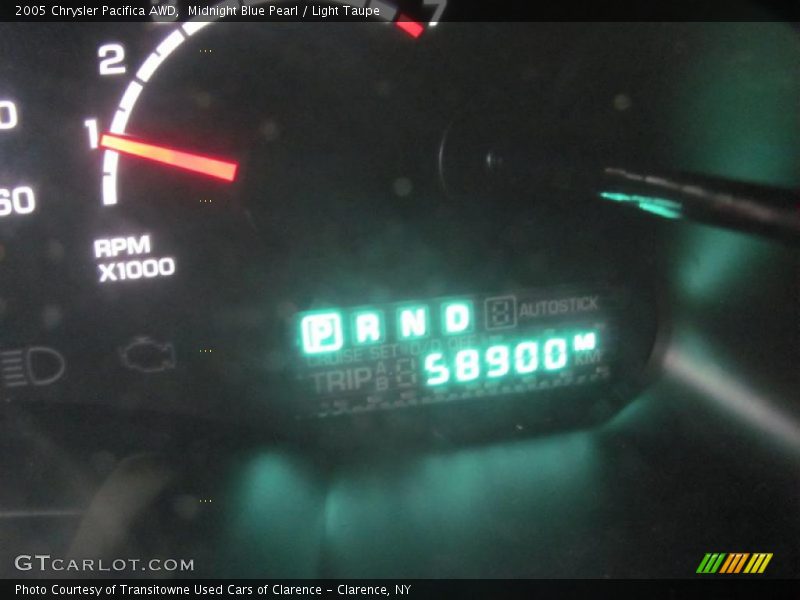 Midnight Blue Pearl / Light Taupe 2005 Chrysler Pacifica AWD