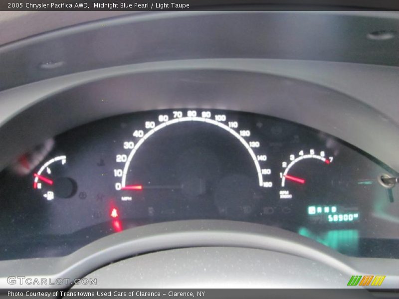 Midnight Blue Pearl / Light Taupe 2005 Chrysler Pacifica AWD