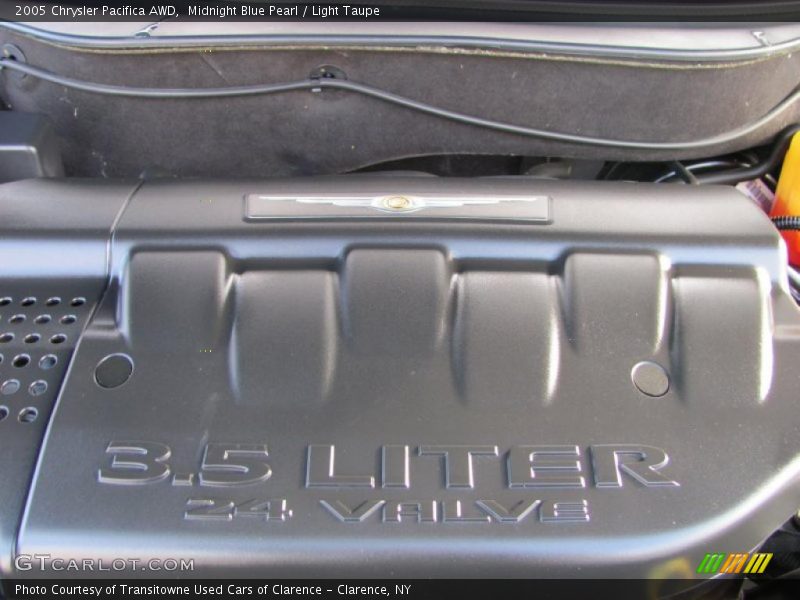 Midnight Blue Pearl / Light Taupe 2005 Chrysler Pacifica AWD