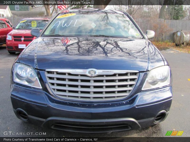 Midnight Blue Pearl / Light Taupe 2005 Chrysler Pacifica AWD