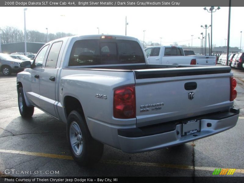 2008 Dakota SLT Crew Cab 4x4 Bright Silver Metallic