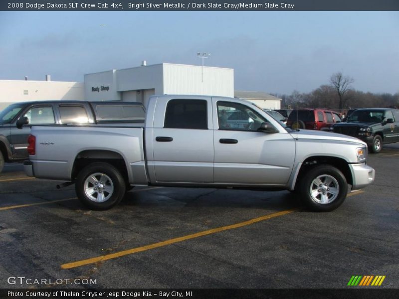  2008 Dakota SLT Crew Cab 4x4 Bright Silver Metallic