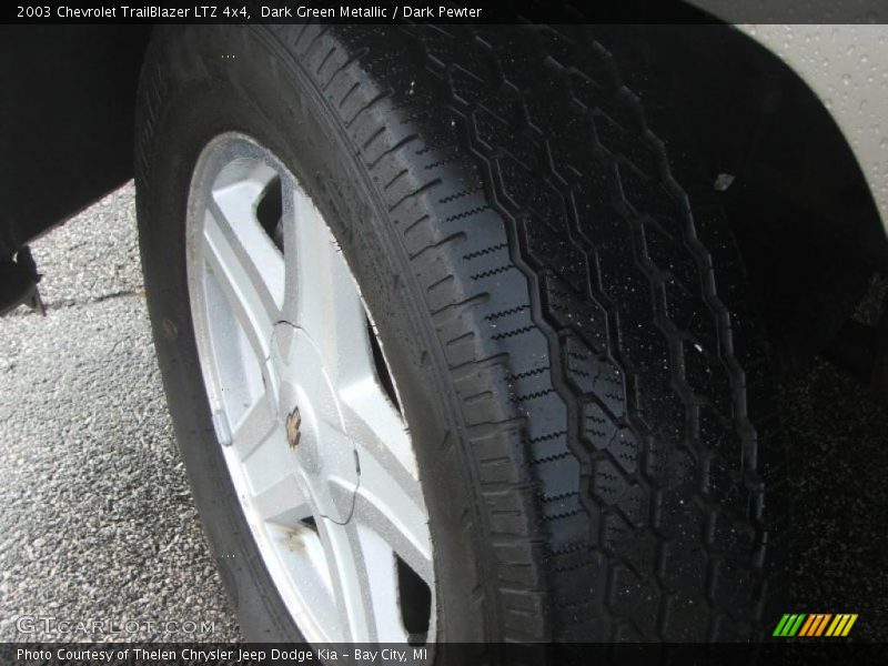 Dark Green Metallic / Dark Pewter 2003 Chevrolet TrailBlazer LTZ 4x4