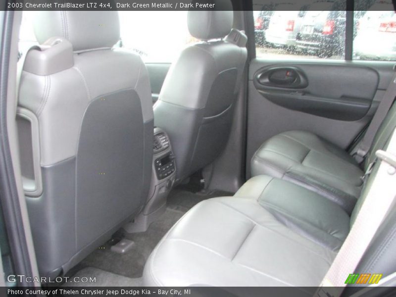 Dark Green Metallic / Dark Pewter 2003 Chevrolet TrailBlazer LTZ 4x4