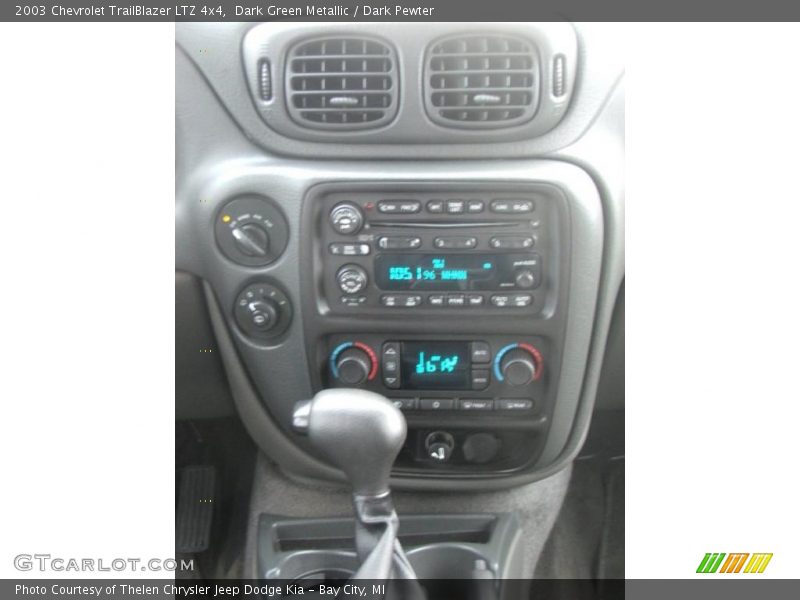 Dark Green Metallic / Dark Pewter 2003 Chevrolet TrailBlazer LTZ 4x4