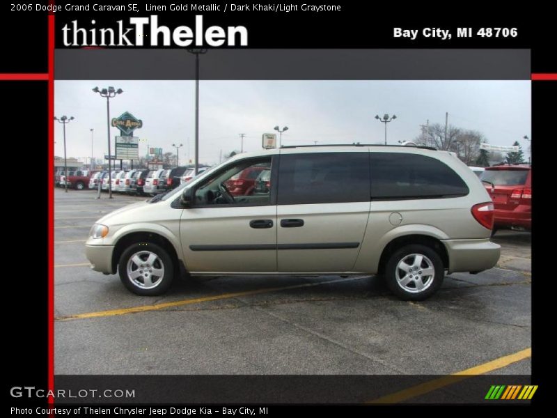 Linen Gold Metallic / Dark Khaki/Light Graystone 2006 Dodge Grand Caravan SE