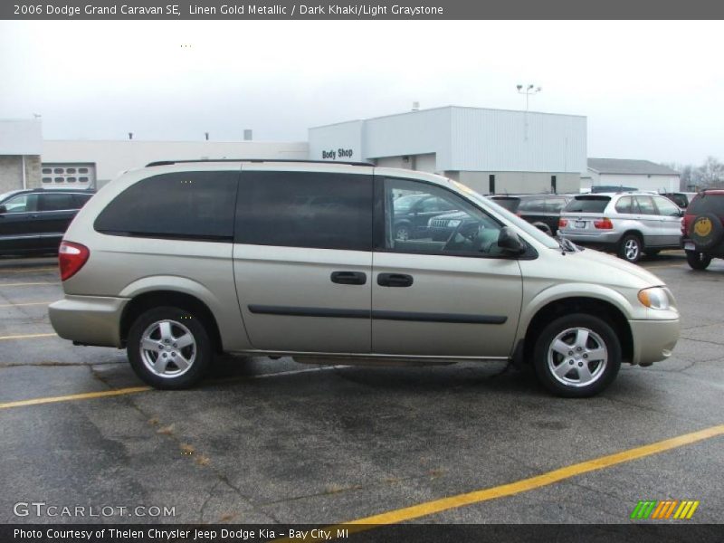 Linen Gold Metallic / Dark Khaki/Light Graystone 2006 Dodge Grand Caravan SE