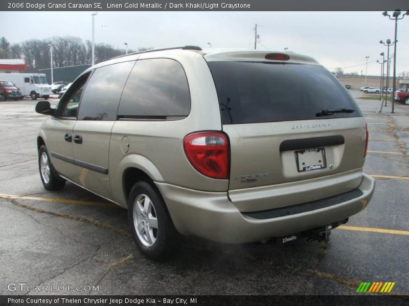 Linen Gold Metallic / Dark Khaki/Light Graystone 2006 Dodge Grand Caravan SE