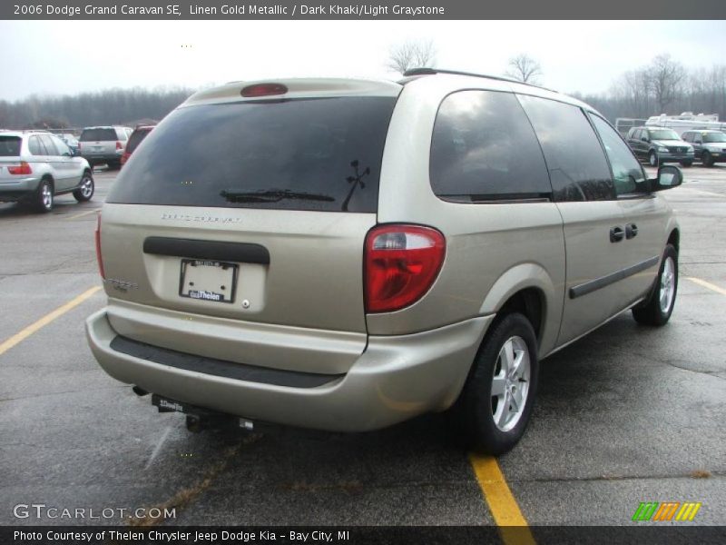 Linen Gold Metallic / Dark Khaki/Light Graystone 2006 Dodge Grand Caravan SE