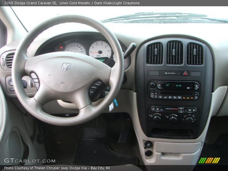 Linen Gold Metallic / Dark Khaki/Light Graystone 2006 Dodge Grand Caravan SE