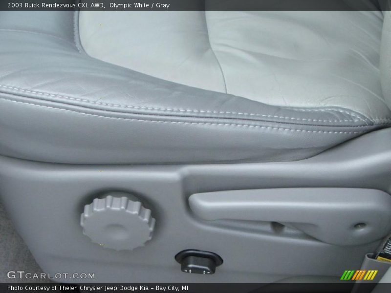 Olympic White / Gray 2003 Buick Rendezvous CXL AWD