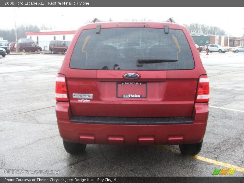 Redfire Metallic / Stone 2008 Ford Escape XLS