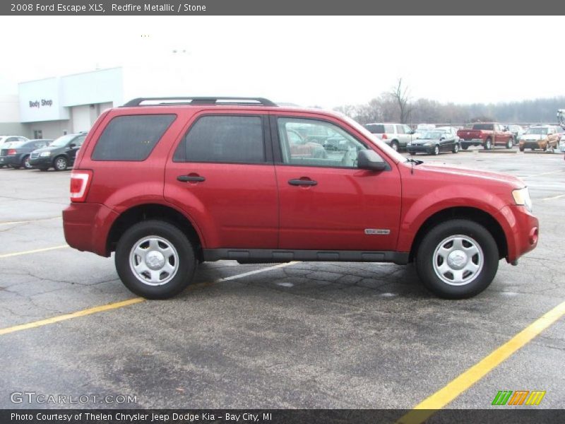 Redfire Metallic / Stone 2008 Ford Escape XLS