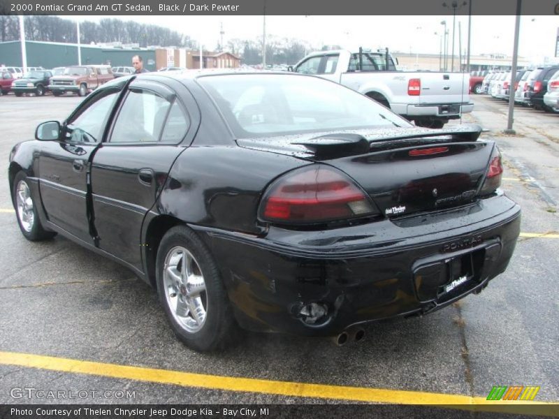 Black / Dark Pewter 2000 Pontiac Grand Am GT Sedan