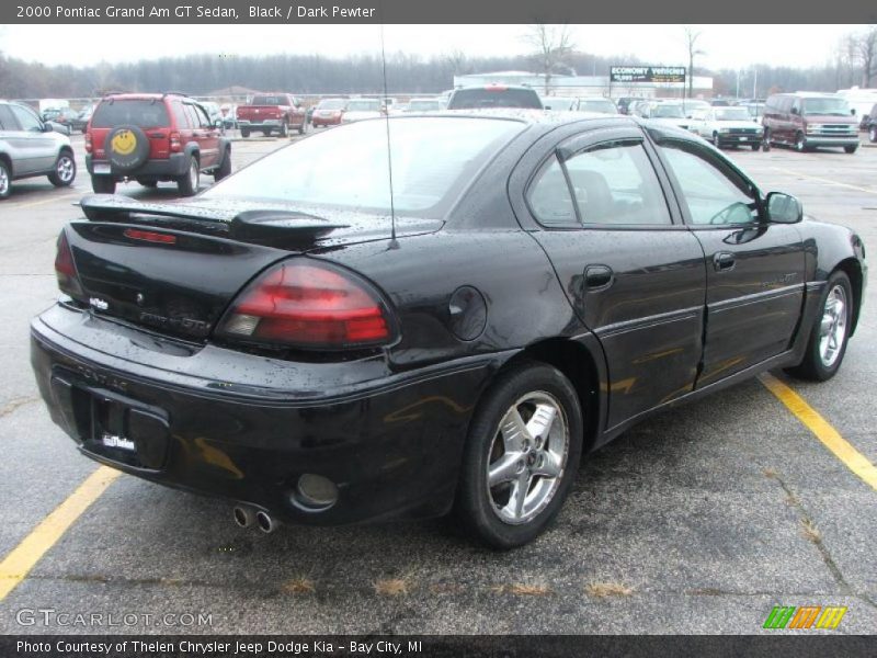 Black / Dark Pewter 2000 Pontiac Grand Am GT Sedan