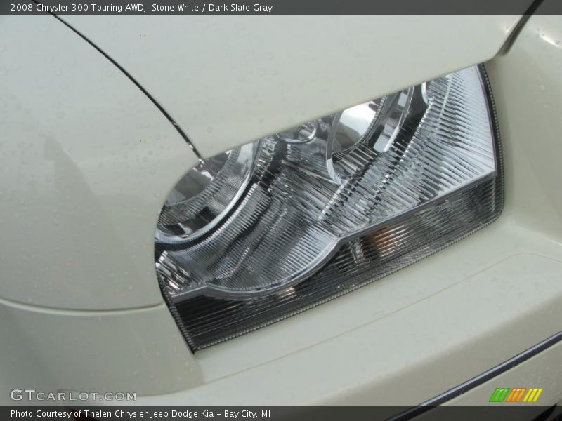 Stone White / Dark Slate Gray 2008 Chrysler 300 Touring AWD