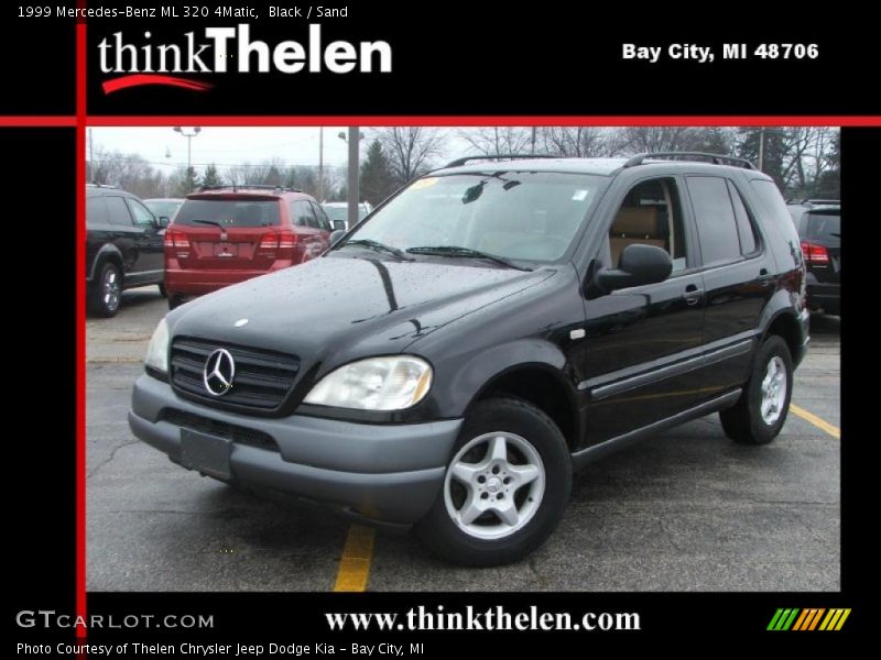 Black / Sand 1999 Mercedes-Benz ML 320 4Matic