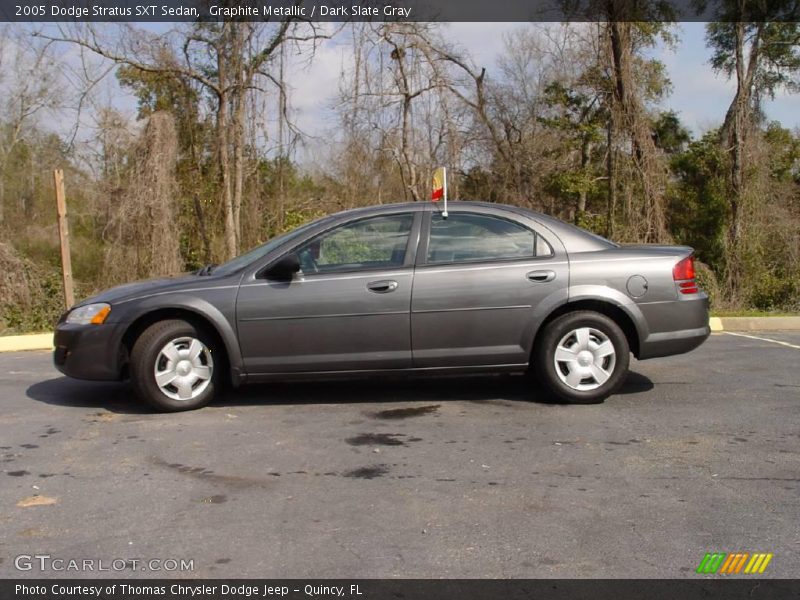 Graphite Metallic / Dark Slate Gray 2005 Dodge Stratus SXT Sedan
