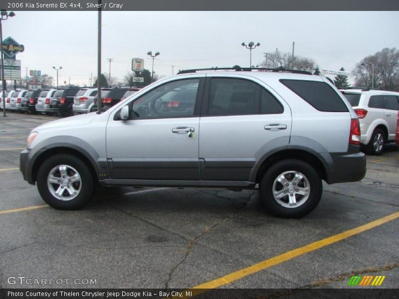 Silver / Gray 2006 Kia Sorento EX 4x4