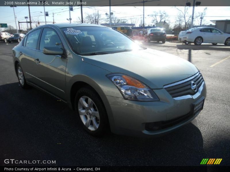Metallic Jade / Blond 2008 Nissan Altima 2.5 SL