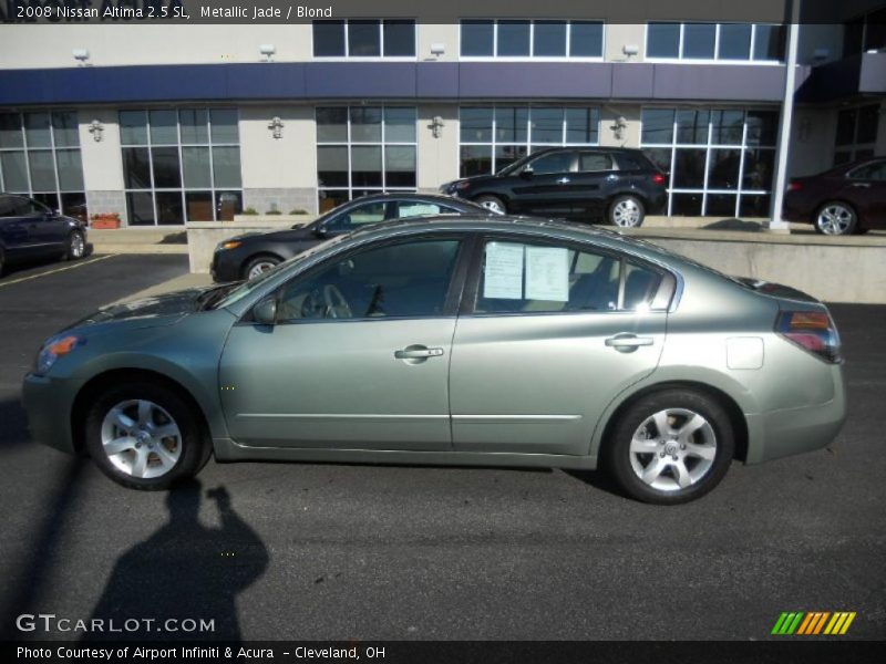 Metallic Jade / Blond 2008 Nissan Altima 2.5 SL