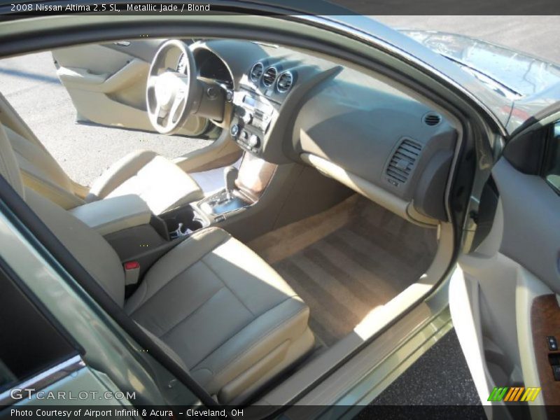 Metallic Jade / Blond 2008 Nissan Altima 2.5 SL