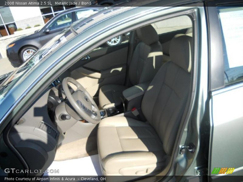 Metallic Jade / Blond 2008 Nissan Altima 2.5 SL