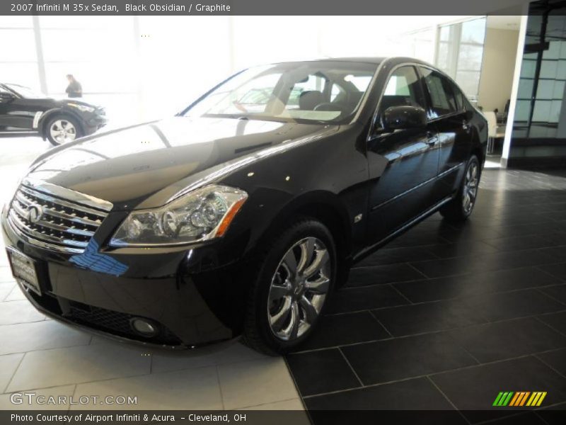 Black Obsidian / Graphite 2007 Infiniti M 35x Sedan