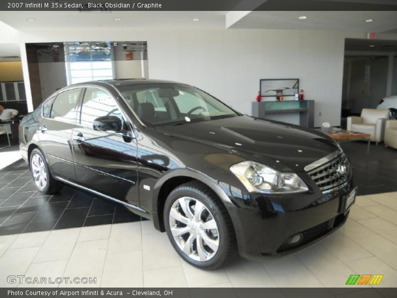 Black Obsidian / Graphite 2007 Infiniti M 35x Sedan