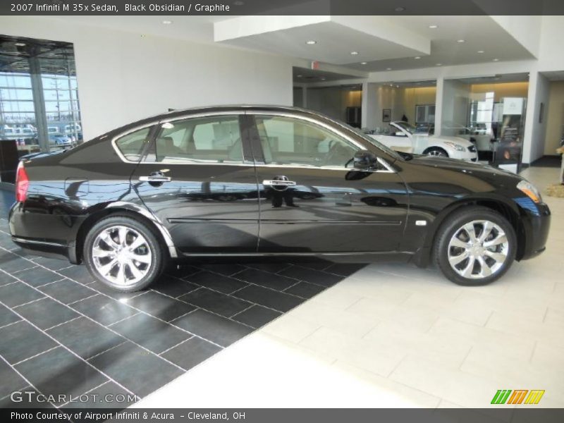 Black Obsidian / Graphite 2007 Infiniti M 35x Sedan