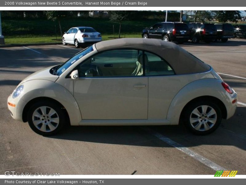 Harvest Moon Beige / Cream Beige 2008 Volkswagen New Beetle S Convertible