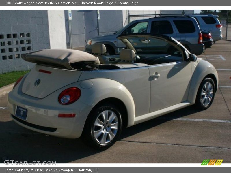 Harvest Moon Beige / Cream Beige 2008 Volkswagen New Beetle S Convertible