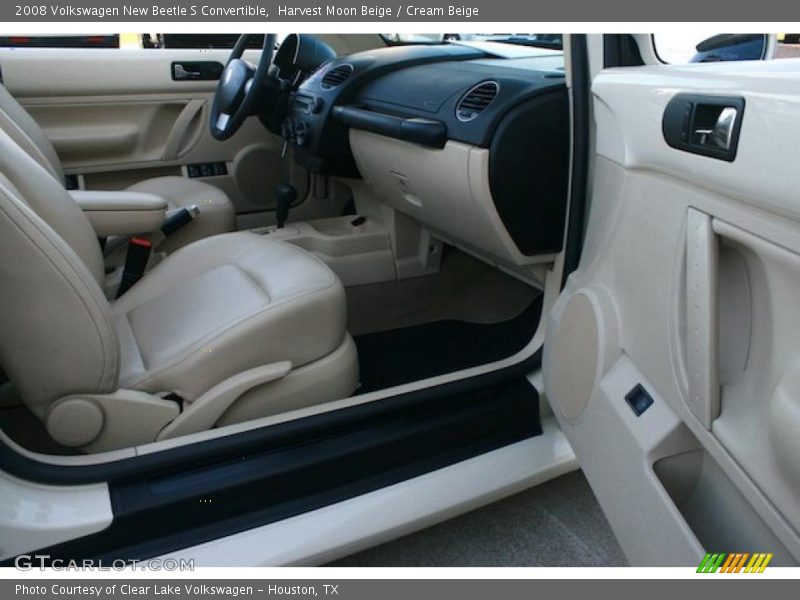 Harvest Moon Beige / Cream Beige 2008 Volkswagen New Beetle S Convertible