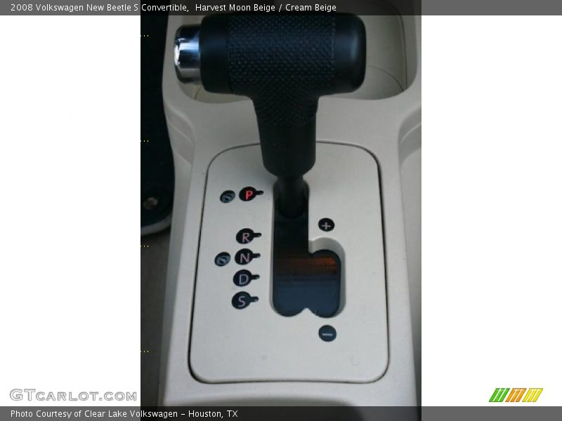  2008 New Beetle S Convertible 6 Speed Tiptronic Automatic Shifter