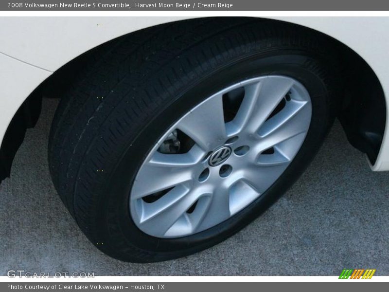 Harvest Moon Beige / Cream Beige 2008 Volkswagen New Beetle S Convertible