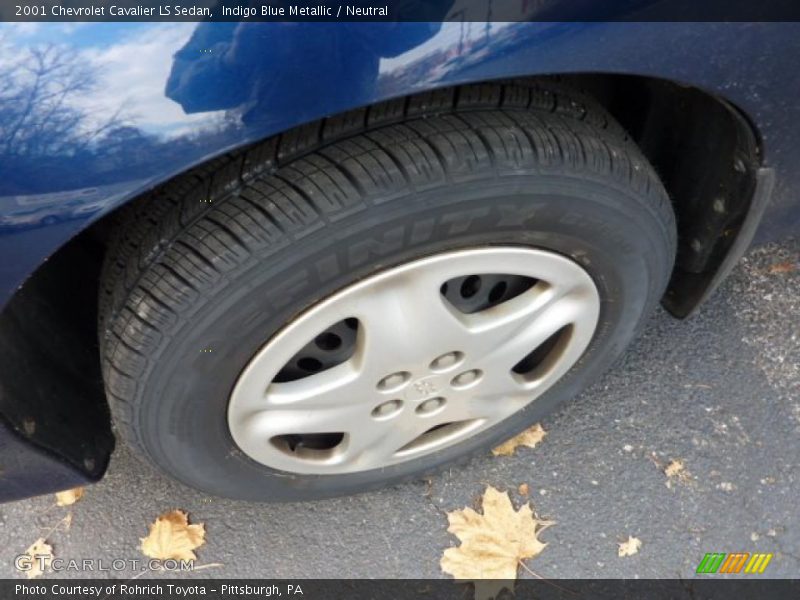 Indigo Blue Metallic / Neutral 2001 Chevrolet Cavalier LS Sedan