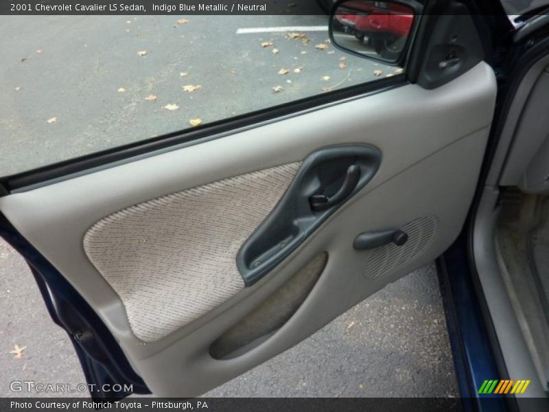 Indigo Blue Metallic / Neutral 2001 Chevrolet Cavalier LS Sedan