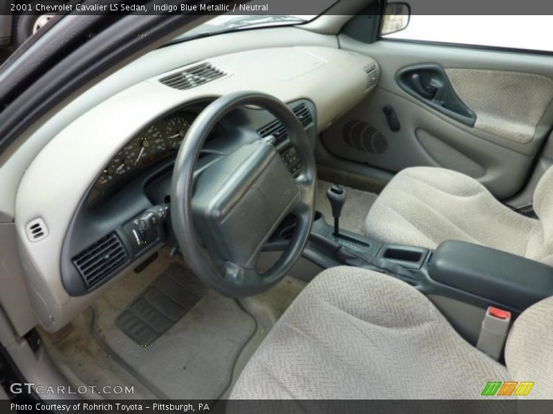 Neutral Interior - 2001 Cavalier LS Sedan 