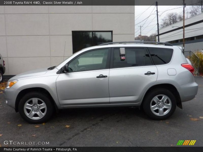 Classic Silver Metallic / Ash 2008 Toyota RAV4 4WD