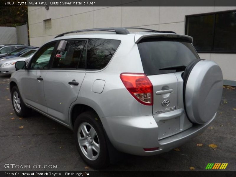 Classic Silver Metallic / Ash 2008 Toyota RAV4 4WD
