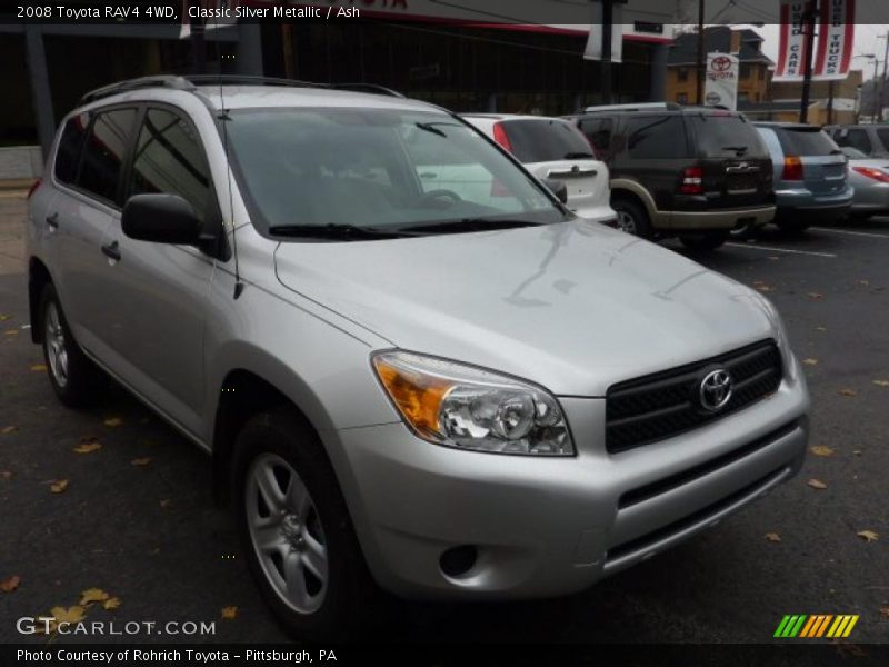 Classic Silver Metallic / Ash 2008 Toyota RAV4 4WD