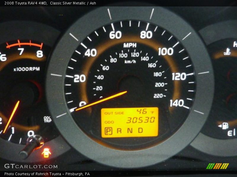 Classic Silver Metallic / Ash 2008 Toyota RAV4 4WD