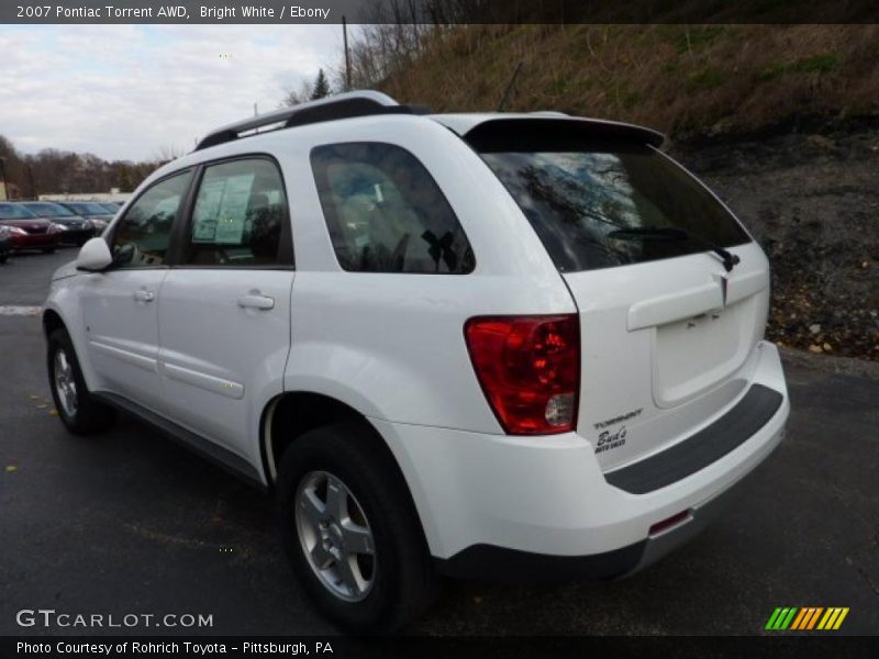 Bright White / Ebony 2007 Pontiac Torrent AWD