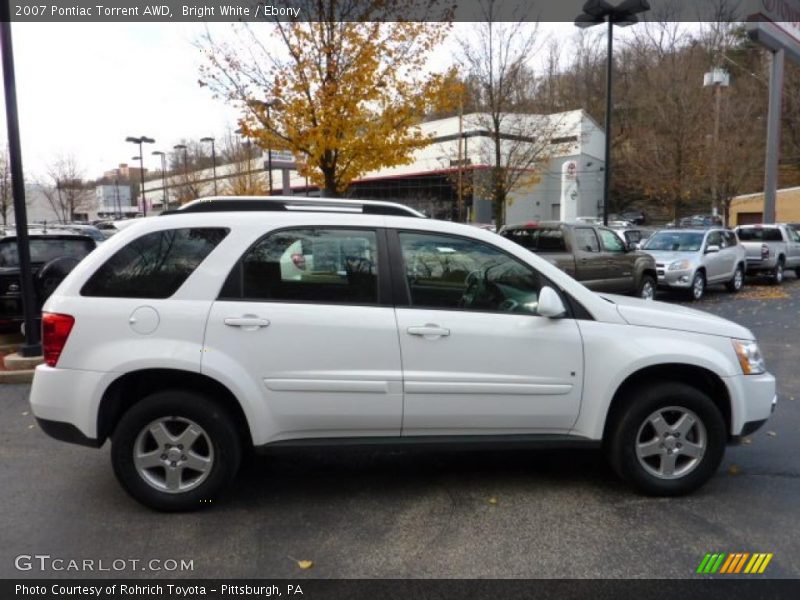 Bright White / Ebony 2007 Pontiac Torrent AWD