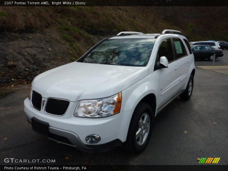 Bright White / Ebony 2007 Pontiac Torrent AWD