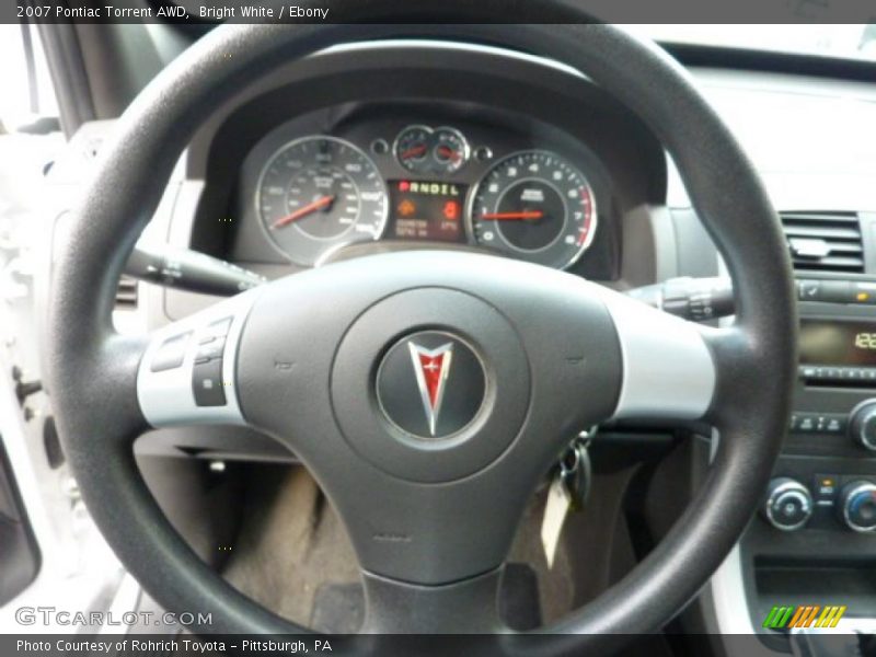 Bright White / Ebony 2007 Pontiac Torrent AWD